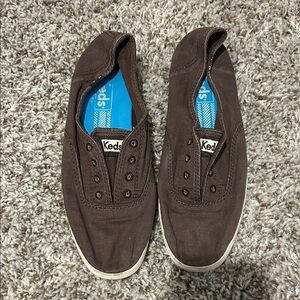 Keds size 7 purple/grey